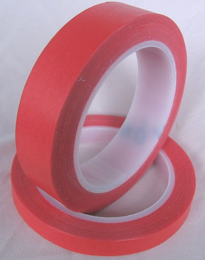 复合PET红白美光纸胶带 红白烤漆遮蔽固定胶带